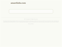 Tablet Screenshot of amarelinho.com
